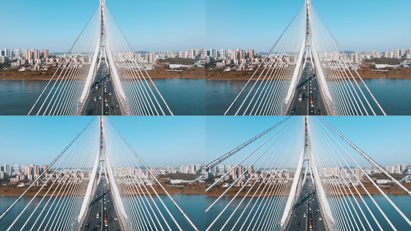 重庆马桑溪大桥航拍