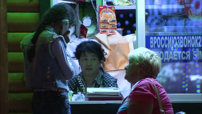 夜景 街拍 人流 国外空镜