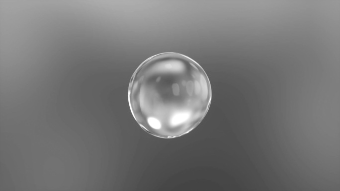 纯净无杂质水分子水球水润化学