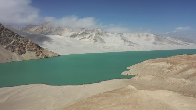 原创 新疆阿克陶县白沙湖白沙山自然风光