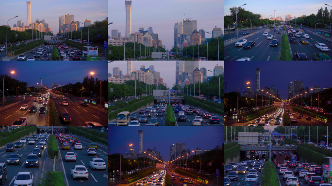 北京农展桥车流