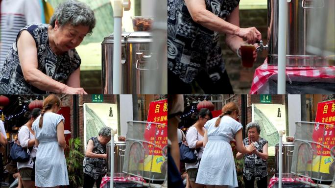 街拍 人流 购物 街道