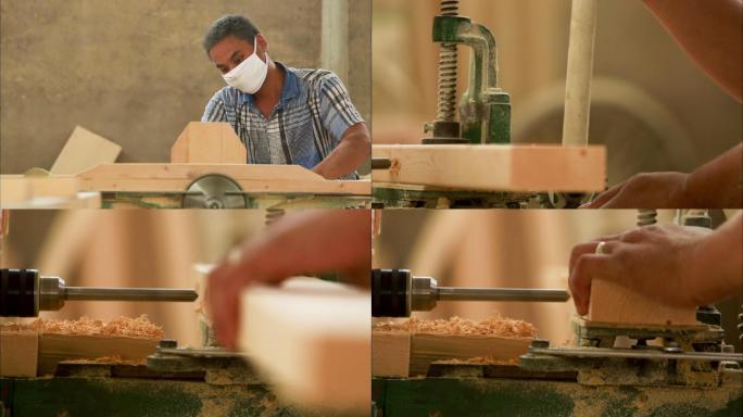 木头加工厂 精加工 木制品