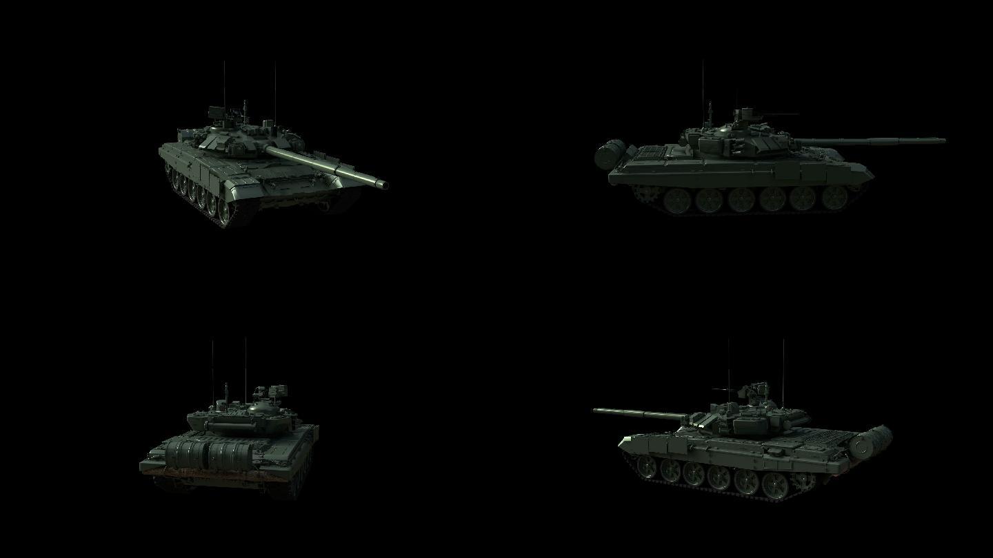 俄军T90 MBT主战坦克360度展示