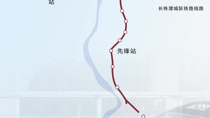长株潭半小时交通圈城际铁路路线图