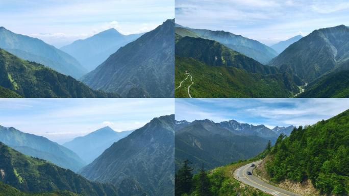 巴朗山夹金山5k航拍