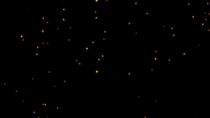 金色萤火虫星光粒子1920X1080