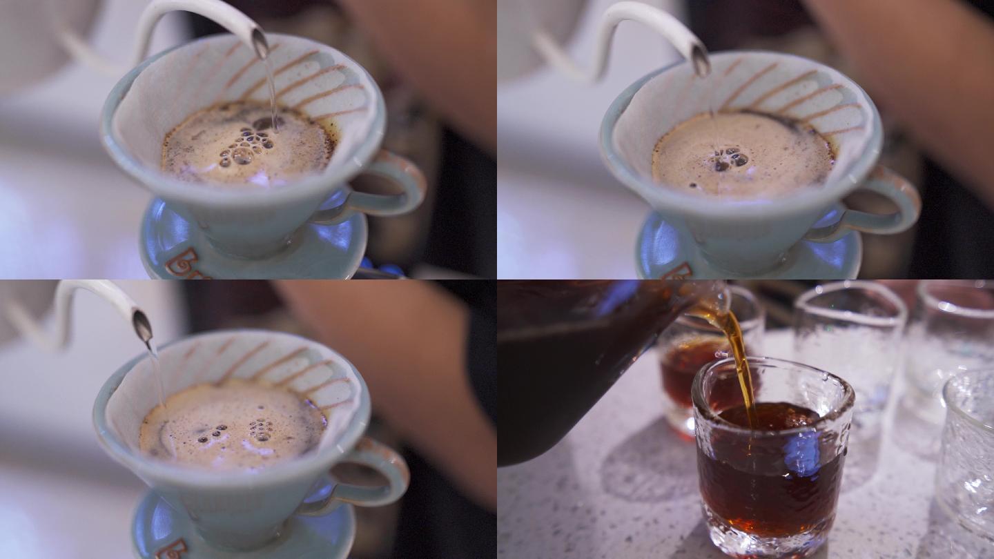 咖啡机萃取意式拉花手冲（4K）