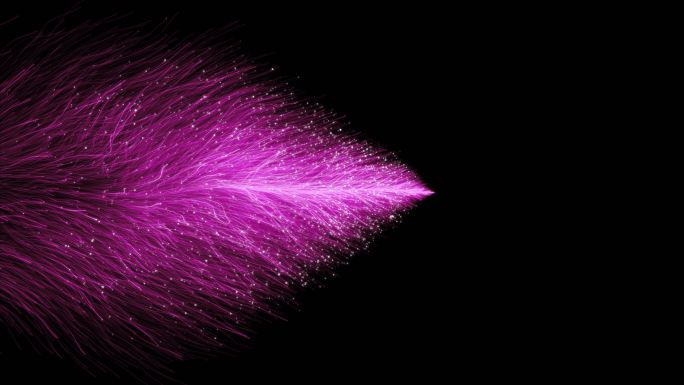 粉色粒子光线