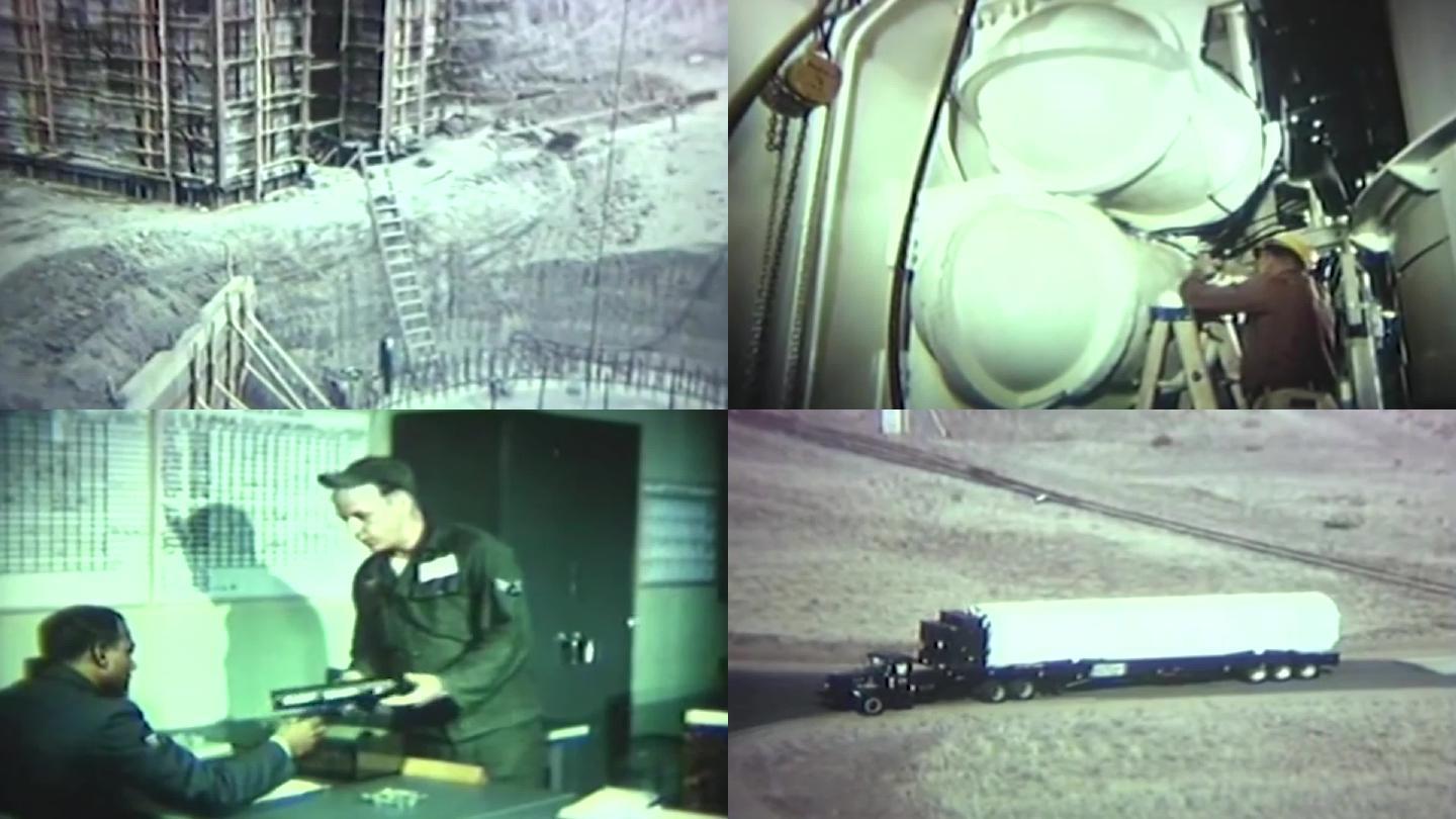 60年代美国民兵洲际弹道导弹发射井建设