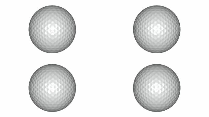 高尔夫球3D动画特效