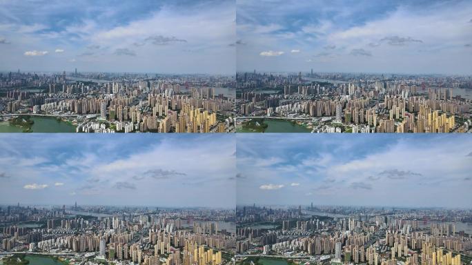 武汉城市大场景4K航拍