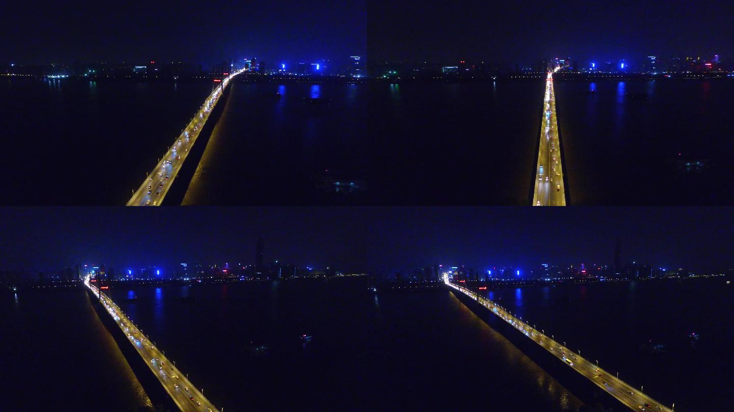 武汉长江大桥 武汉夜景  长江大桥