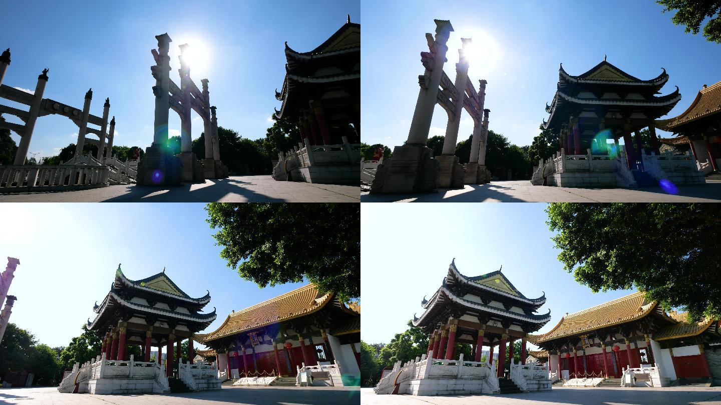 柳州文庙逆光镜头