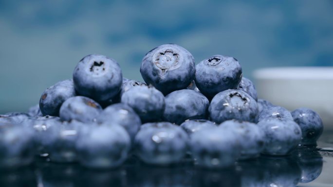 蓝莓水果天然健康4K超清素材