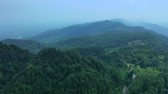 航拍巴岳山