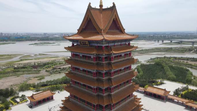 黄河楼近景