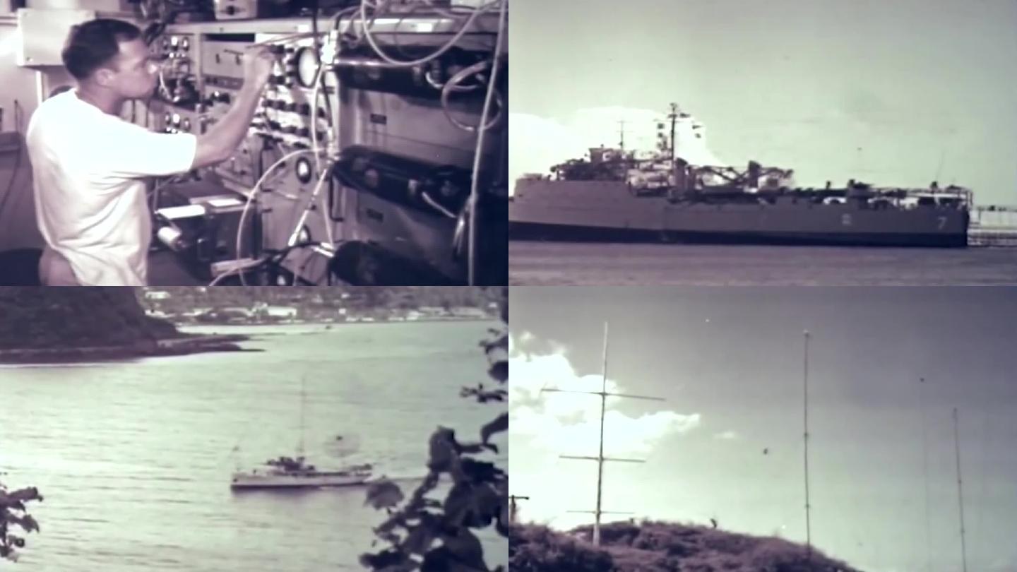 60年代雷达通信海洋岛屿海上通信