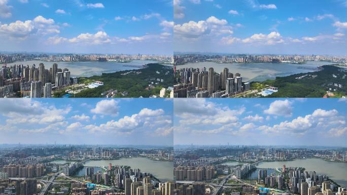 武汉南湖城市4K航拍