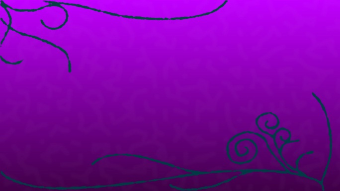 紫色生长花纹动画特效