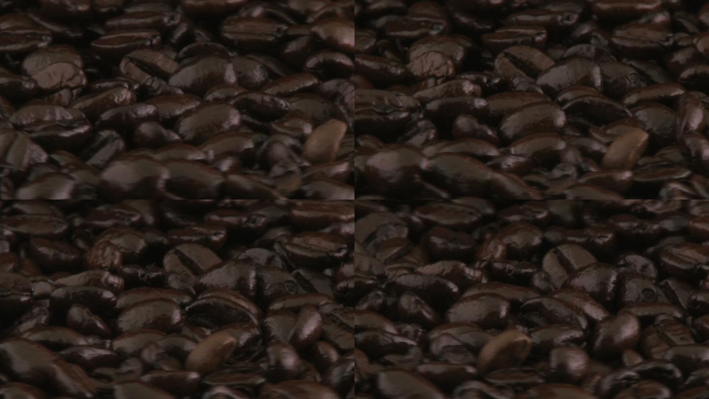 咖啡豆特写摩卡咖啡咖啡因谷类植物