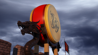 4k大气战鼓励志鼓舞开场片头带蒙板遮罩视频素材包