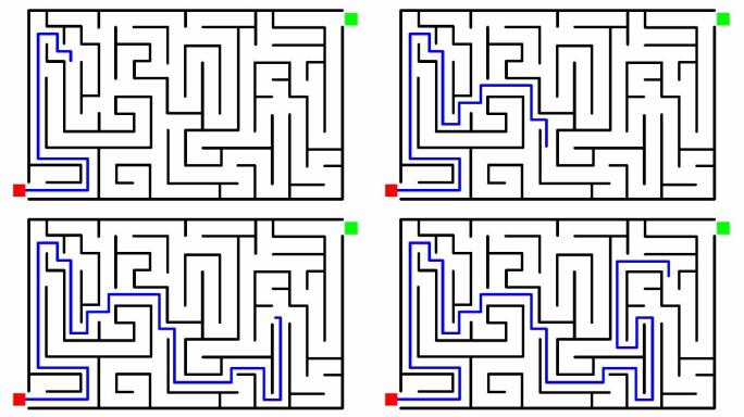 迷宫动画特效电路图