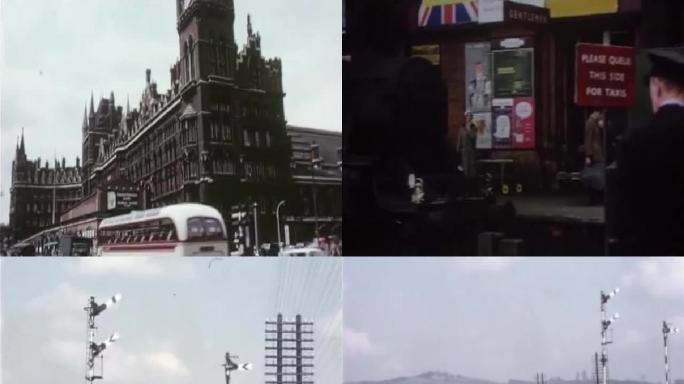 50年代西方英国蒸汽火车