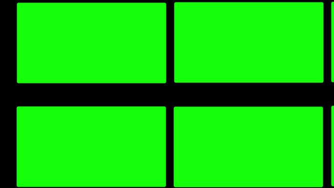 人的手滑动绿色方块动画特效