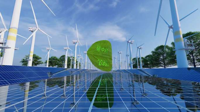 碳中和碳达峰 新能源风力太阳能
