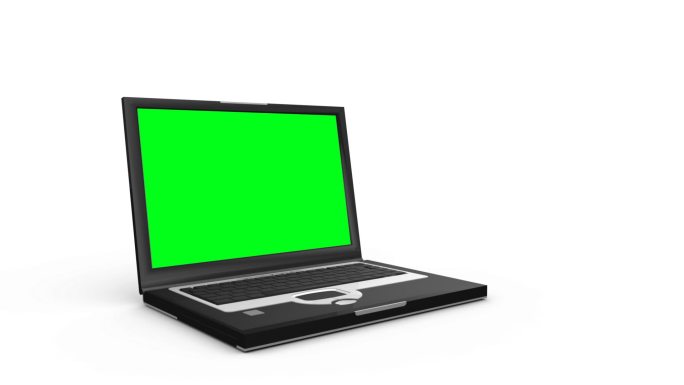 动画电脑绿色屏幕特效
