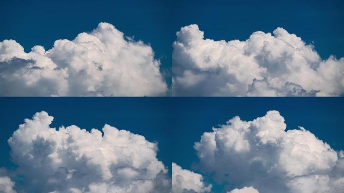 【4K超清】蓝天白云飘动变化空镜延时