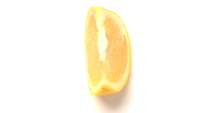 一片橙子特写橙片展示