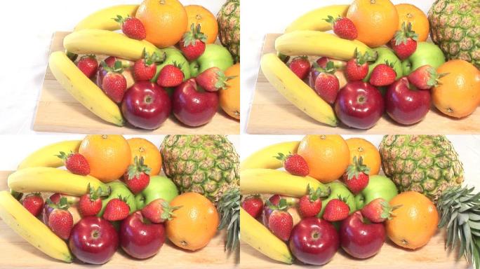 一盘水果特写水果
