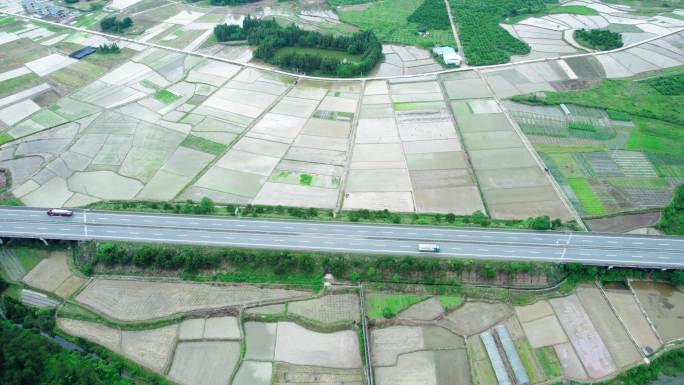 乡间公路 田间