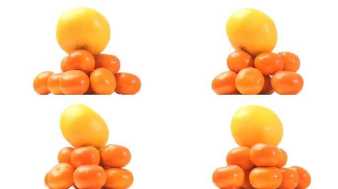 叠起来的橘子特写橘子特写