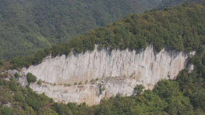 乡村田野高山马路湖泊航拍