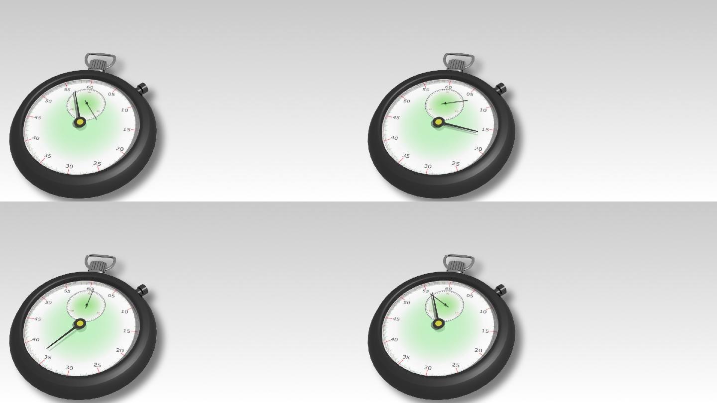 秒表时间转动特写慢动作升格艺术展品光影物