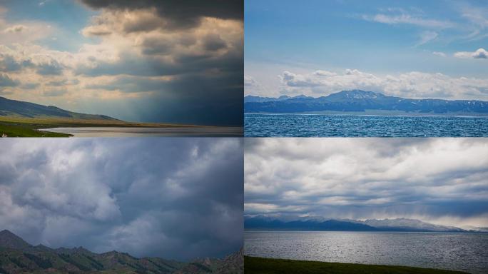 新疆-赛里木湖丁丁达尔-天气-延时