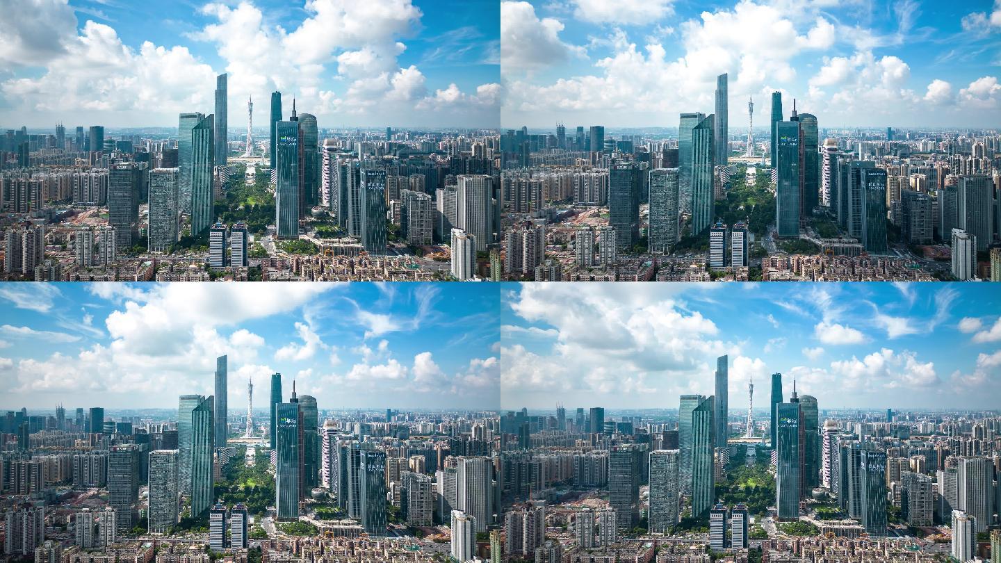 广州珠江新城地标空镜