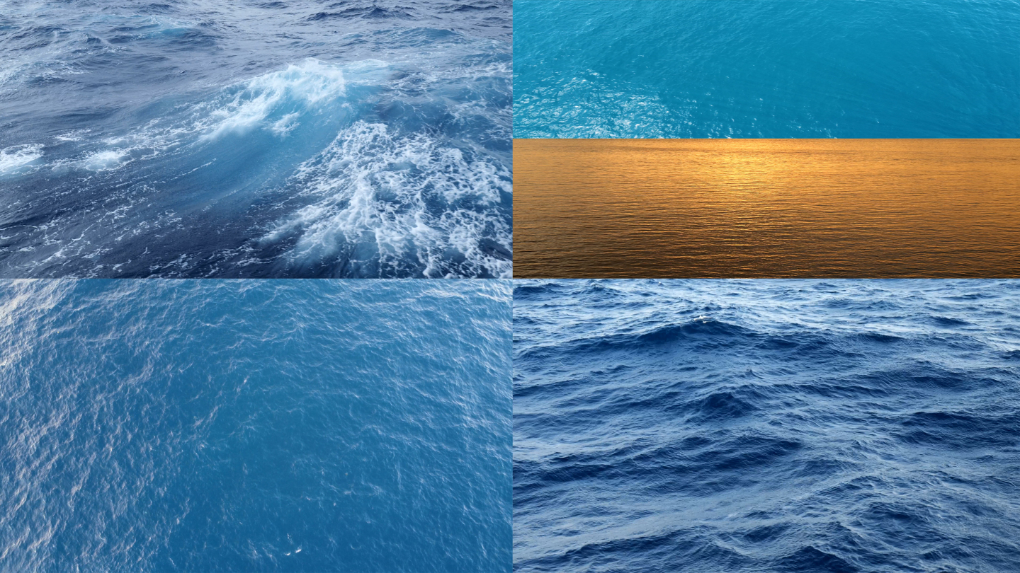 【4K】海面-六款深海海面水面合集