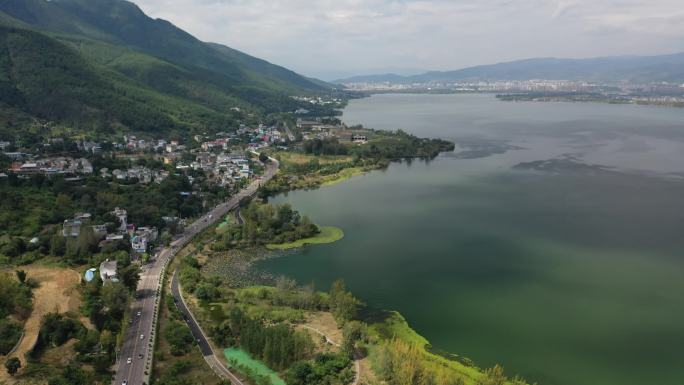 原创 四川凉山州西昌邛海公园自然风光航拍