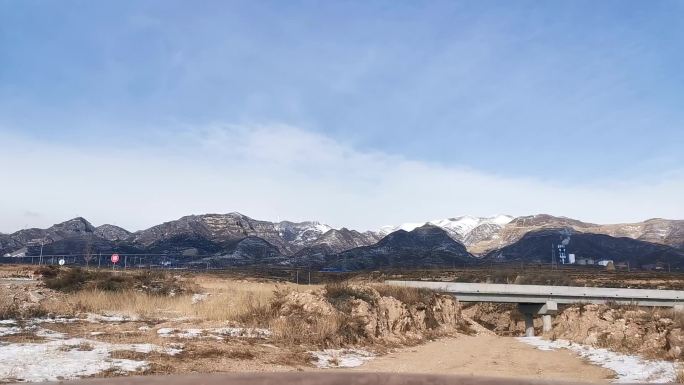 冬季雁门山雪景延时