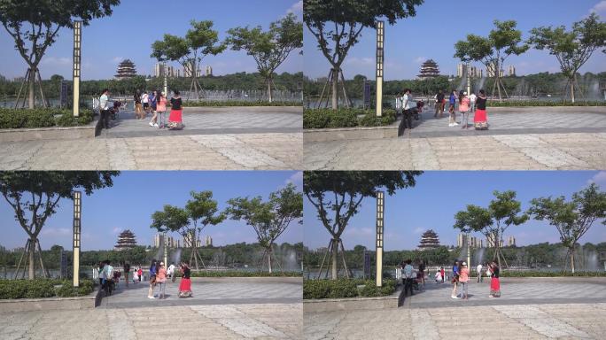 4K儿童节公园湖滨宝宝拍照