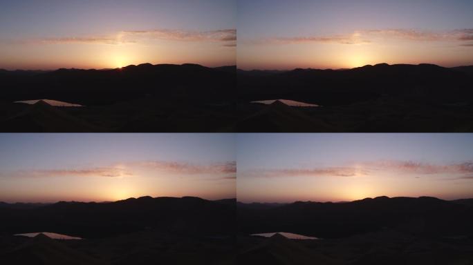 沙漠日落夕阳
