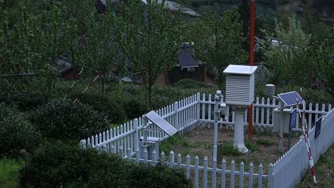 浙江山区茶山茶园茶场气象站观测点绍兴诸暨