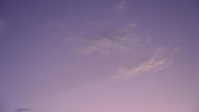 紫色天空-延时