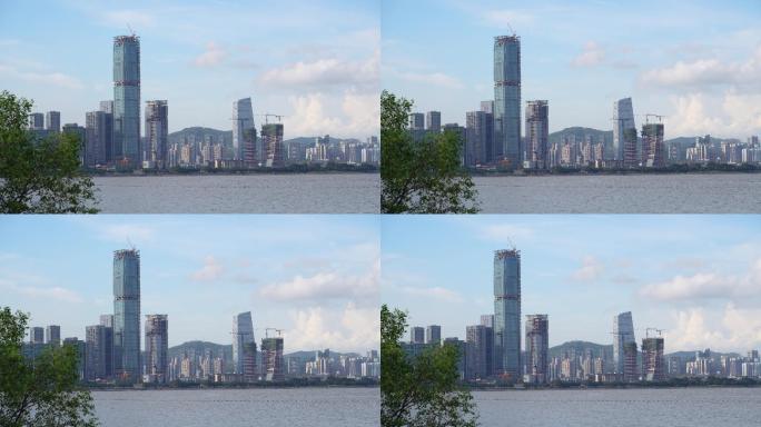 4K正版-建设中的深圳湾超级总部基地