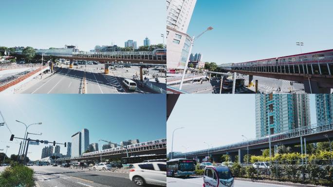 4K高清北京城市地铁轨道交通