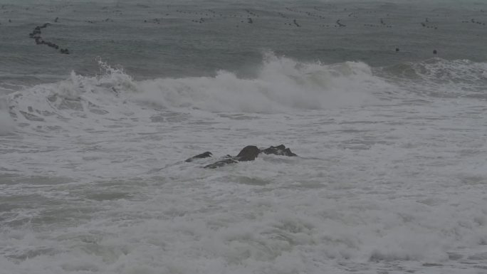 海浪巨浪来袭